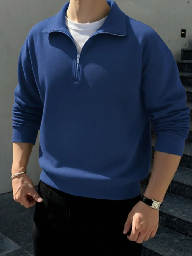 Men’s Half-Zip Casual Sweatshirt