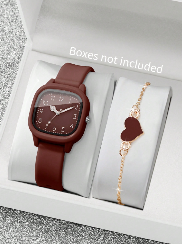 Women’s Elegant Watch & Bracelet Set